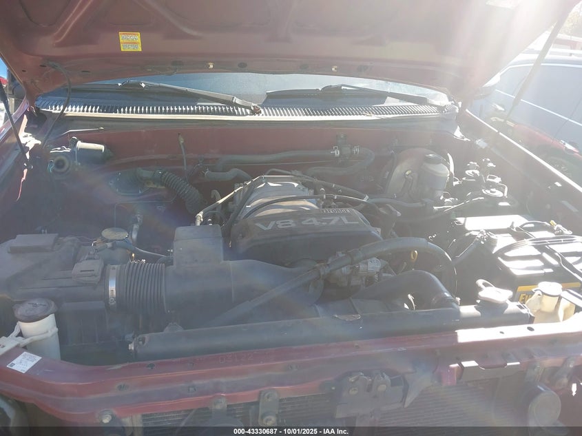 2001 Toyota Tundra Sr5 V8 VIN: 5TBBT44171S199971 Lot: 43330687