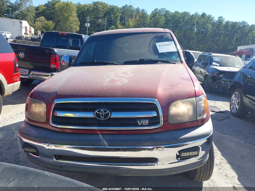 2001 Toyota Tundra Sr5 V8 VIN: 5TBBT44171S199971 Lot: 43330687