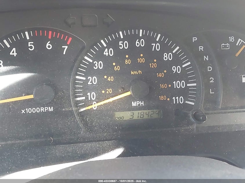 2001 Toyota Tundra Sr5 V8 VIN: 5TBBT44171S199971 Lot: 43330687