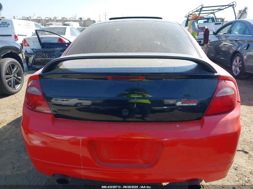 2004 Dodge Neon VIN: 1B3AS66SX4D6041 Lot: 43330713