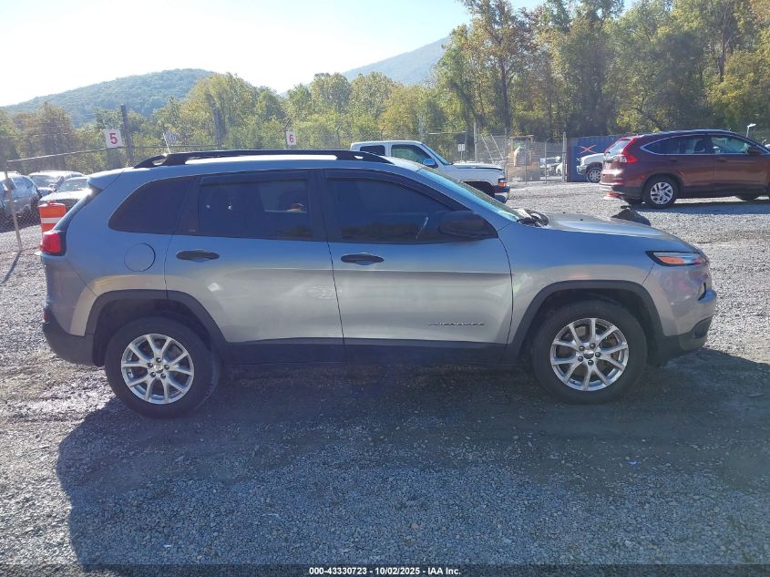 2017 Jeep Cherokee Sport 4X4 VIN: 1C4PJMAS4HW584480 Lot: 43330723