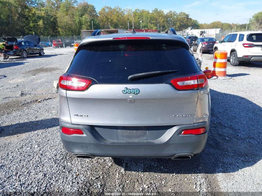 2017 Jeep Cherokee Sport 4X4 VIN: 1C4PJMAS4HW584480 Lot: 43330723
