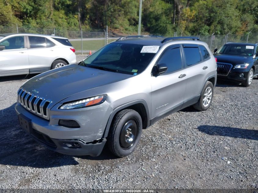 2017 Jeep Cherokee Sport 4X4 VIN: 1C4PJMAS4HW584480 Lot: 43330723