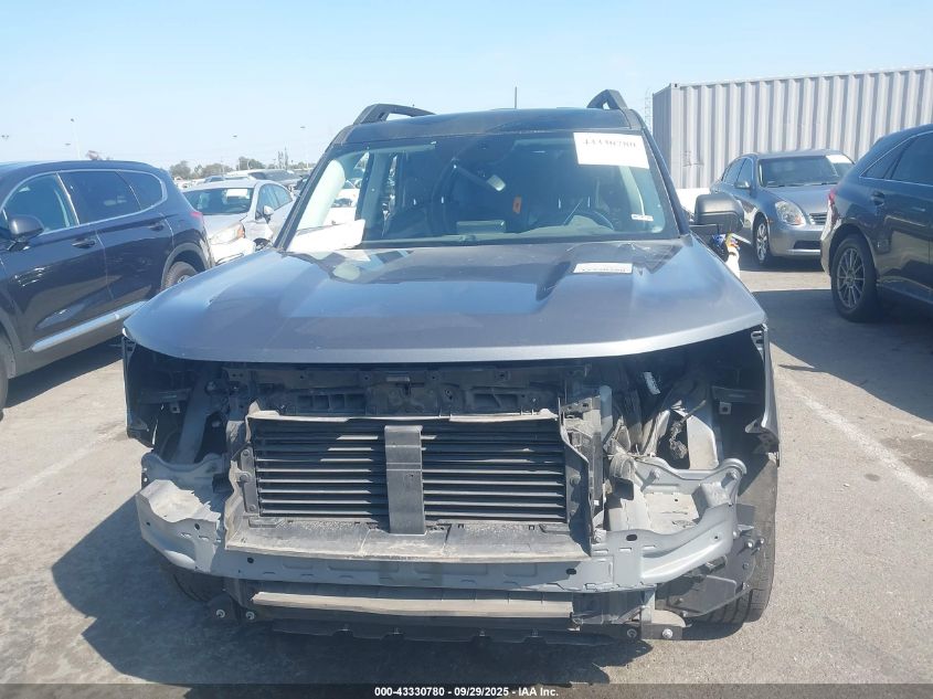 2022 Ford Bronco Sport Outer Banks VIN: 3FMCR9C63NRD37868 Lot: 43330780