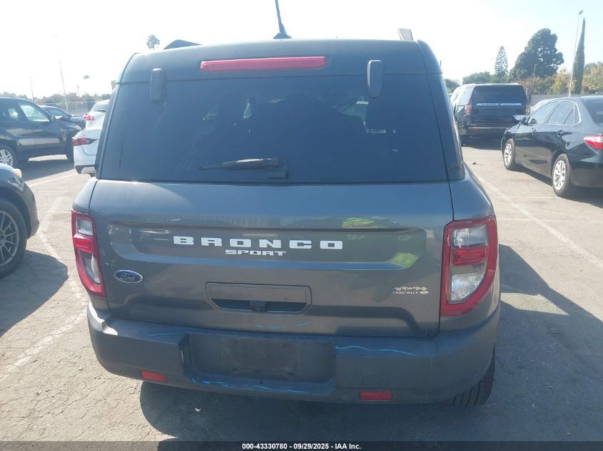 2022 Ford Bronco Sport Outer Banks VIN: 3FMCR9C63NRD37868 Lot: 43330780