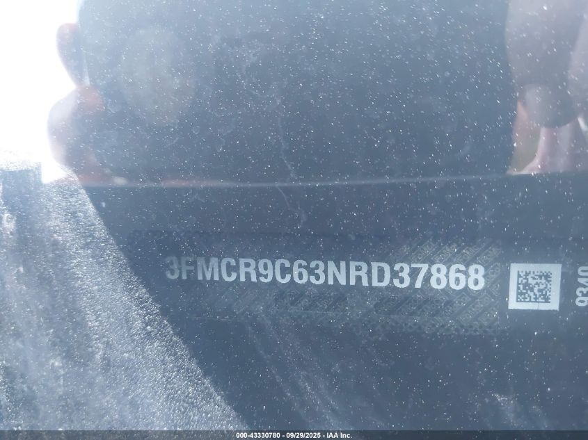 2022 Ford Bronco Sport Outer Banks VIN: 3FMCR9C63NRD37868 Lot: 43330780