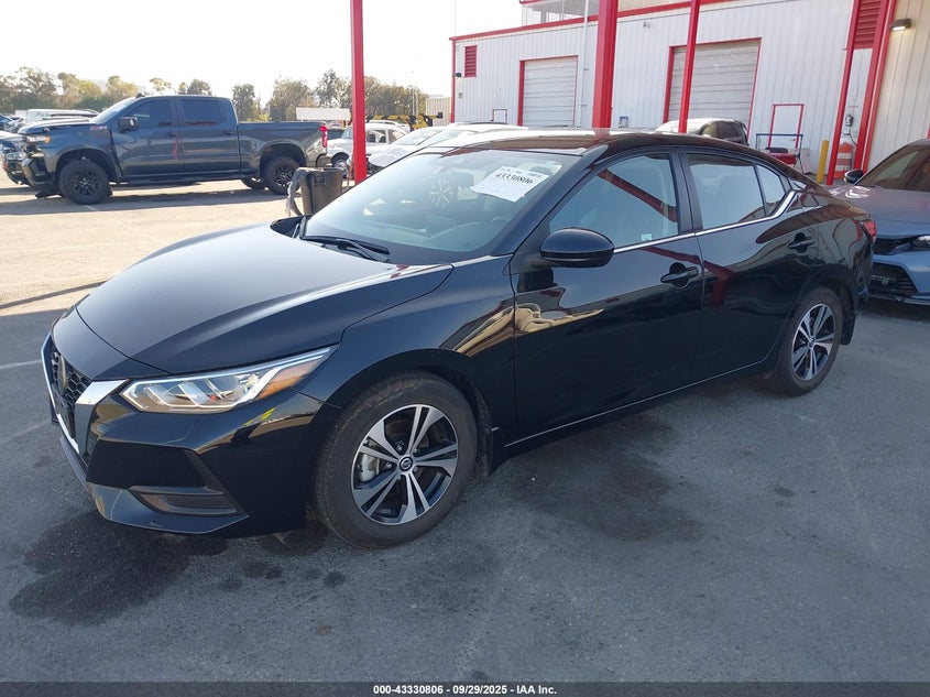 VIN 3N1AB8CV7PY257485 2023 NISSAN SENTRA SV XTRONIC CVT