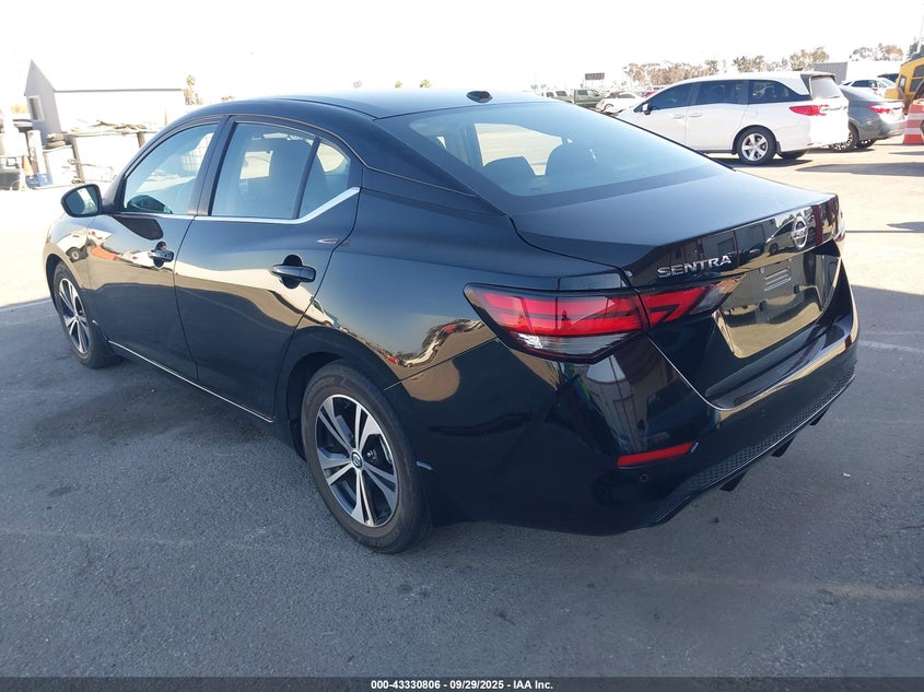VIN 3N1AB8CV7PY257485 2023 NISSAN SENTRA SV XTRONIC CVT