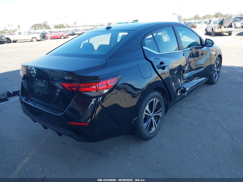 VIN 3N1AB8CV7PY257485 2023 NISSAN SENTRA SV XTRONIC CVT