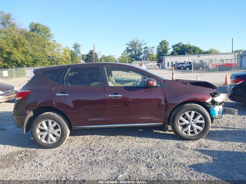 2014 Nissan Murano Le/S/Sl/Sv VIN: JN8AZ1MU8EW413404 Lot: 43330849