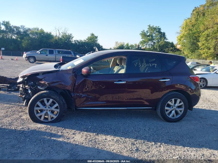 2014 Nissan Murano Le/S/Sl/Sv VIN: JN8AZ1MU8EW413404 Lot: 43330849