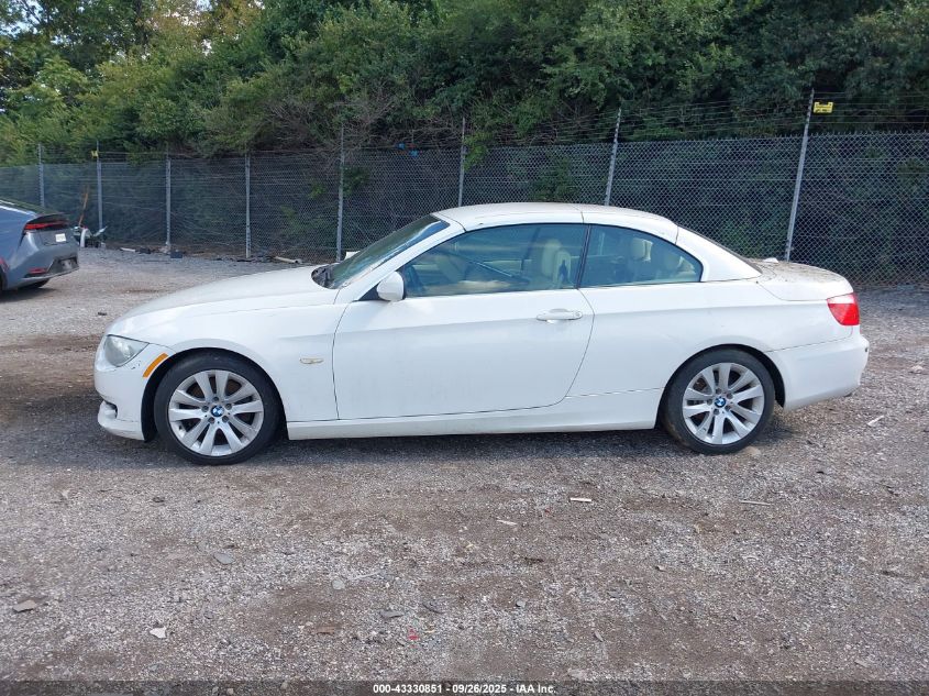 2012 BMW 328I VIN: WBADW7C57CE729861 Lot: 43330851