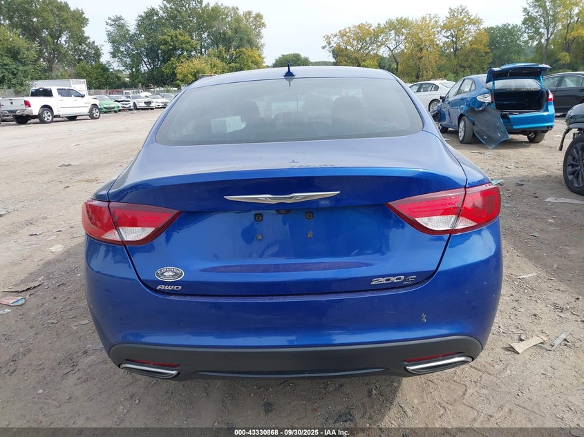 2015 CHRYSLER 200 S 1C3CCCDG3FN523574