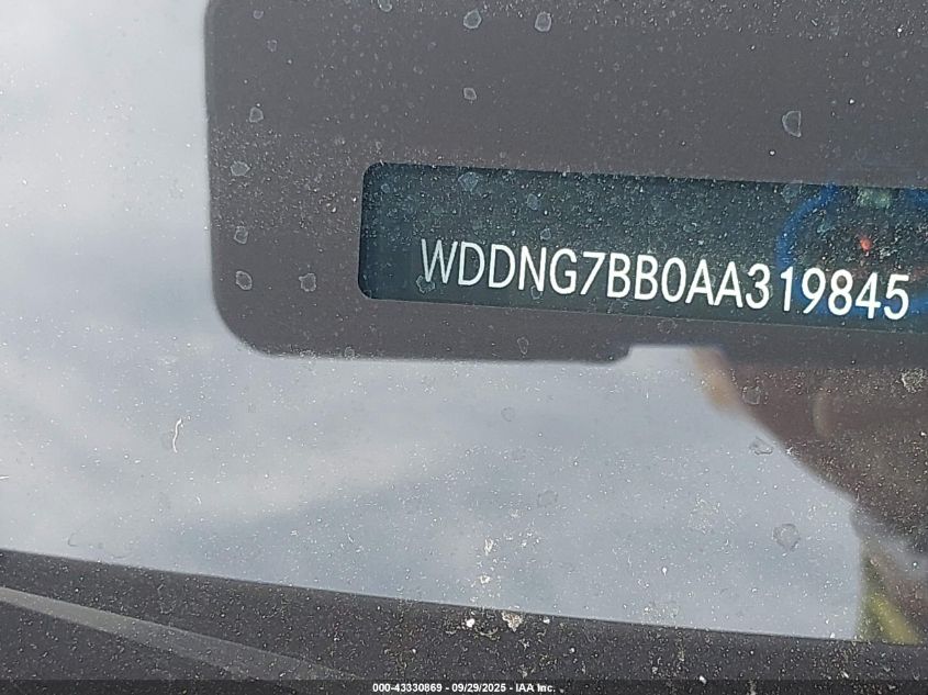 2010 Mercedes-Benz S 550 VIN: WDDNG7BB0AA319845 Lot: 43330869