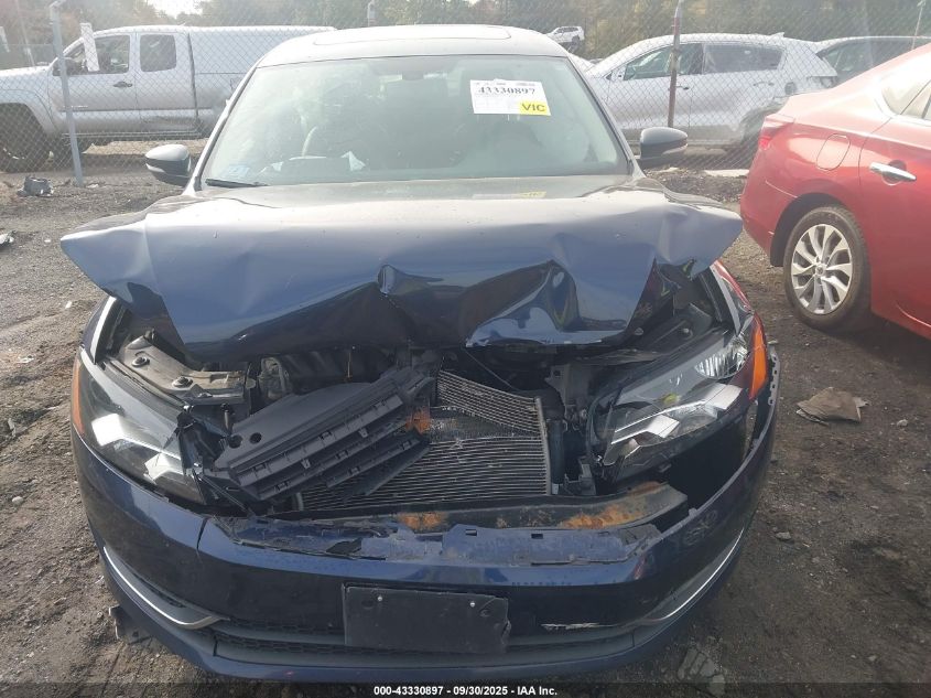 2013 Volkswagen Passat 2.5L Se VIN: 1VWBP7A3XDC130259 Lot: 43330897