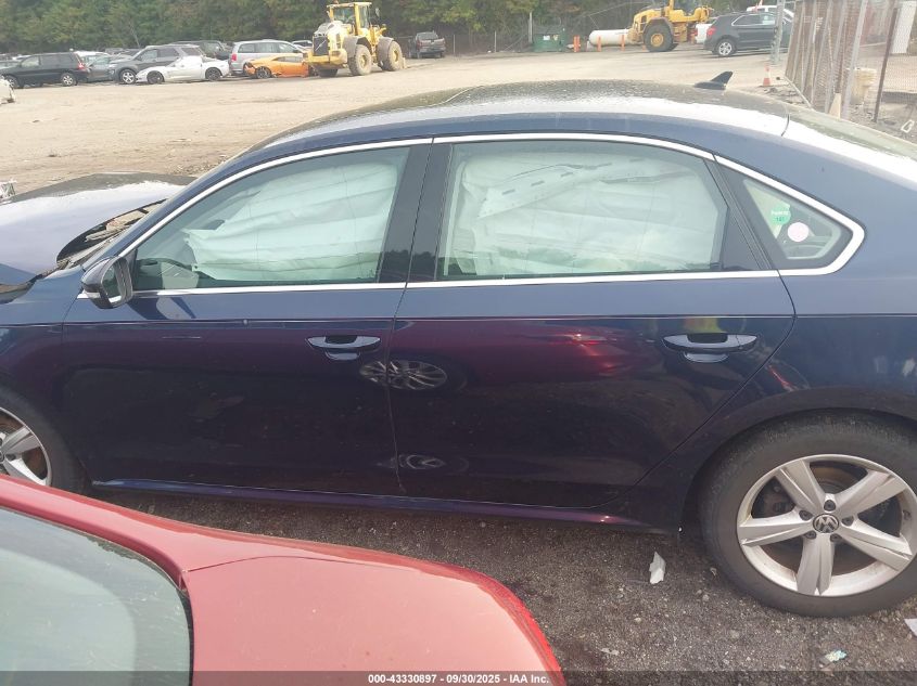 2013 Volkswagen Passat 2.5L Se VIN: 1VWBP7A3XDC130259 Lot: 43330897