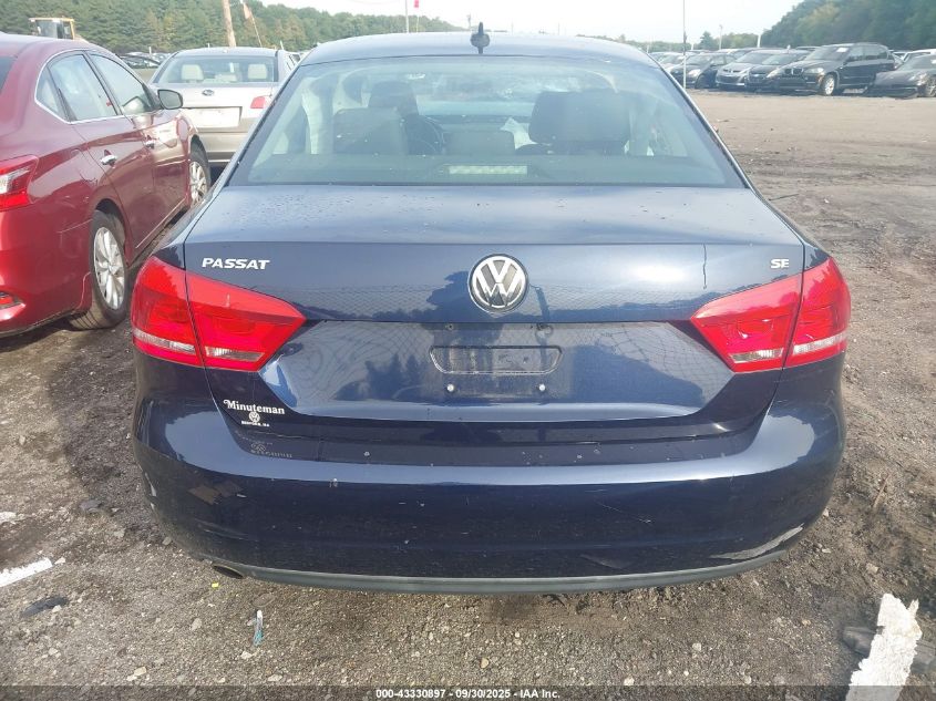 2013 Volkswagen Passat 2.5L Se VIN: 1VWBP7A3XDC130259 Lot: 43330897