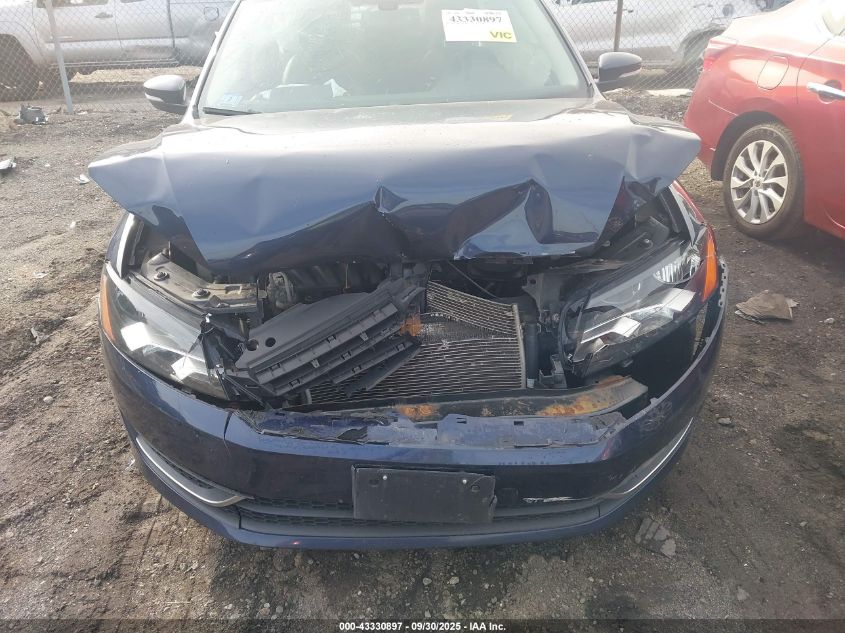 2013 Volkswagen Passat 2.5L Se VIN: 1VWBP7A3XDC130259 Lot: 43330897