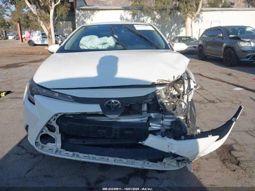 2020 Toyota Corolla Le VIN: JTDEPRAE4LJ061382 Lot: 43330911