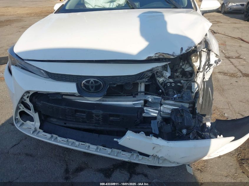 2020 Toyota Corolla Le VIN: JTDEPRAE4LJ061382 Lot: 43330911