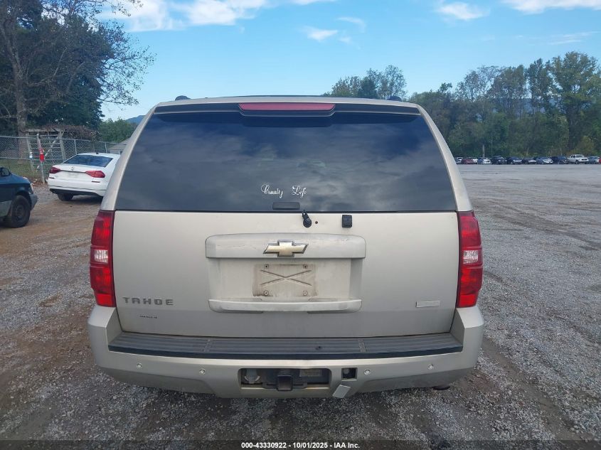 2007 Chevrolet Tahoe Ltz VIN: 1GNFK13097R108670 Lot: 43330922
