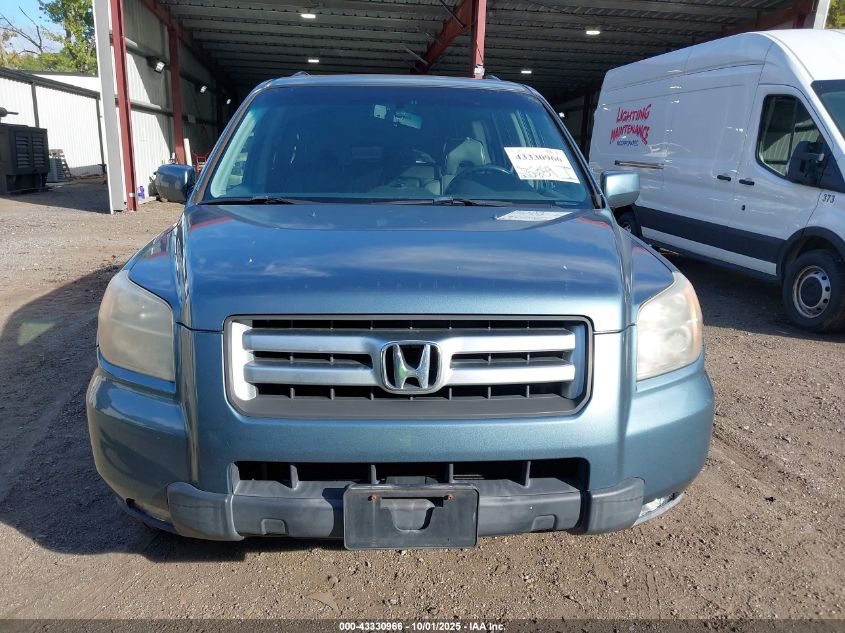 2007 Honda Pilot Ex-L VIN: 5FNYF18557B028072 Lot: 43330966