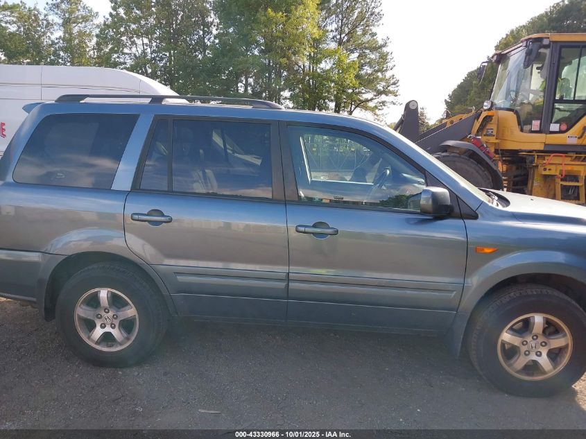 2007 Honda Pilot Ex-L VIN: 5FNYF18557B028072 Lot: 43330966