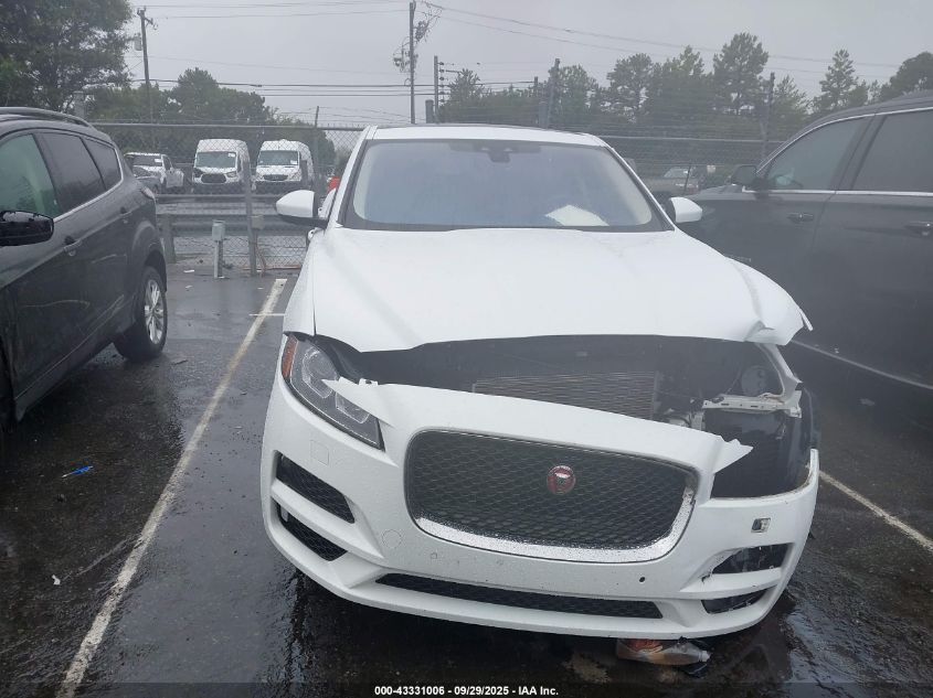 2019 Jaguar F-Pace 25T Prestige/30T Prestige VIN: SADCK2GX3KA394178 Lot: 43331006