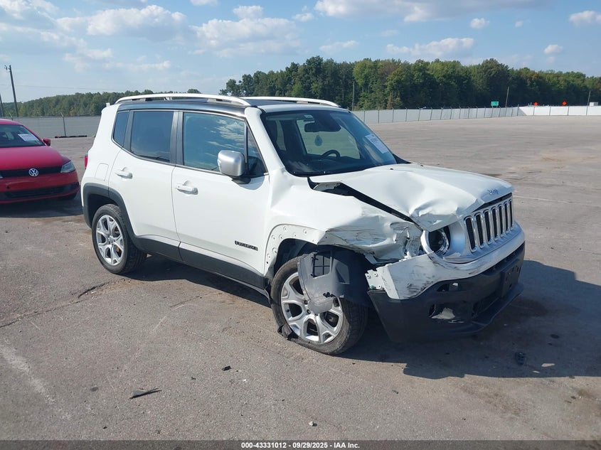 2016 JEEP RENEGADE LIMITED - ZACCJBDT8GPD10234