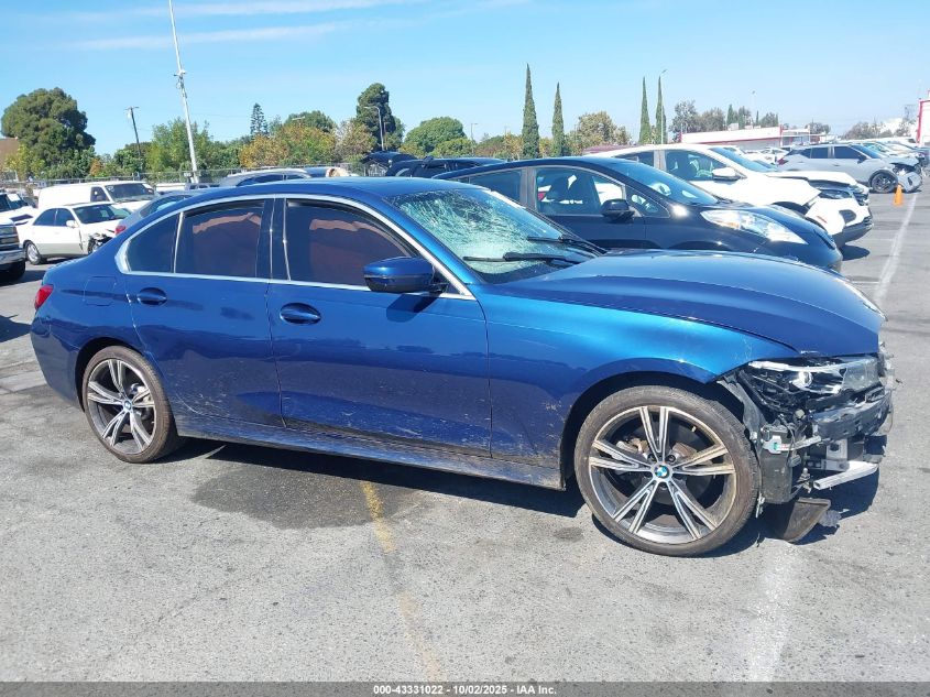 2021 BMW 330I VIN: 3MW5R1J00M8C14933 Lot: 43331022