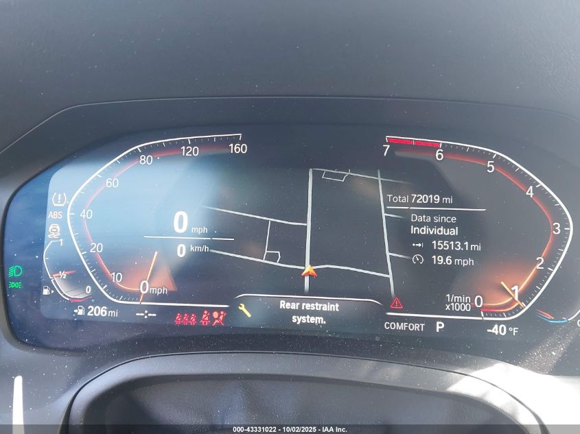 2021 BMW 330I VIN: 3MW5R1J00M8C14933 Lot: 43331022