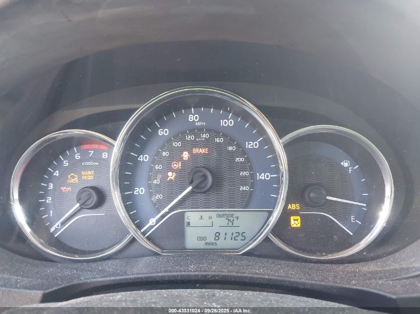 2014 Toyota Corolla Le Eco Plus VIN: 5YFBPRHE8EP056127 Lot: 43331024