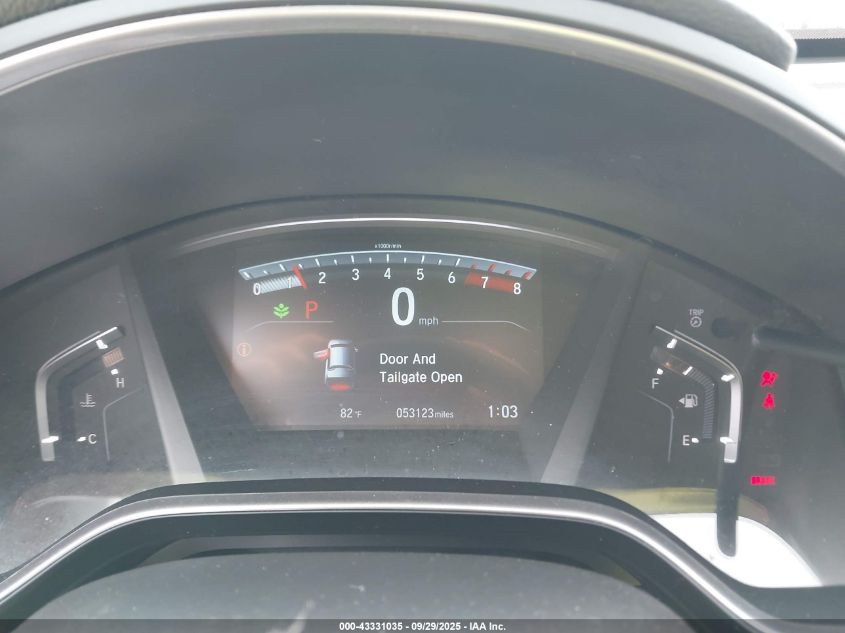 2017 Honda Cr-V Touring VIN: 2HKRW2H96HH602582 Lot: 43331035