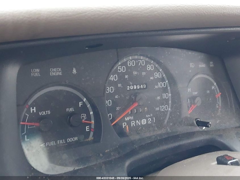 1999 Ford Crown Victoria Lx VIN: 2FAFP74W9XX229453 Lot: 43331045