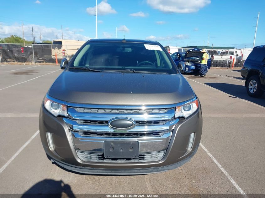 2013 Ford Edge Sel VIN: 2FMDK3JC2DBE26536 Lot: 43331078