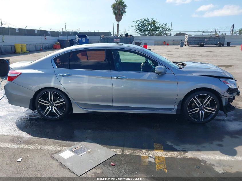 2017 Honda Accord Touring V6 VIN: 1HGCR3F98HA010762 Lot: 43331090