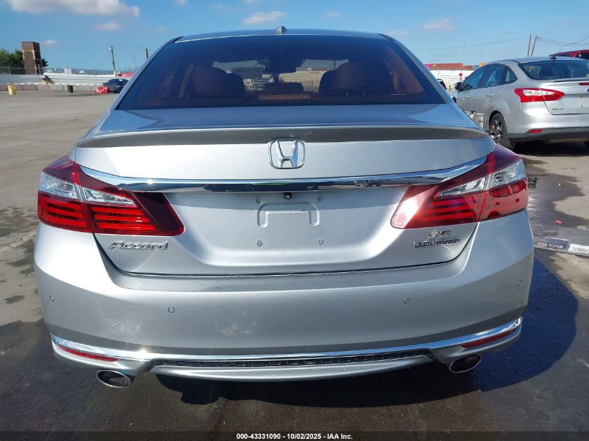 2017 Honda Accord Touring V6 VIN: 1HGCR3F98HA010762 Lot: 43331090