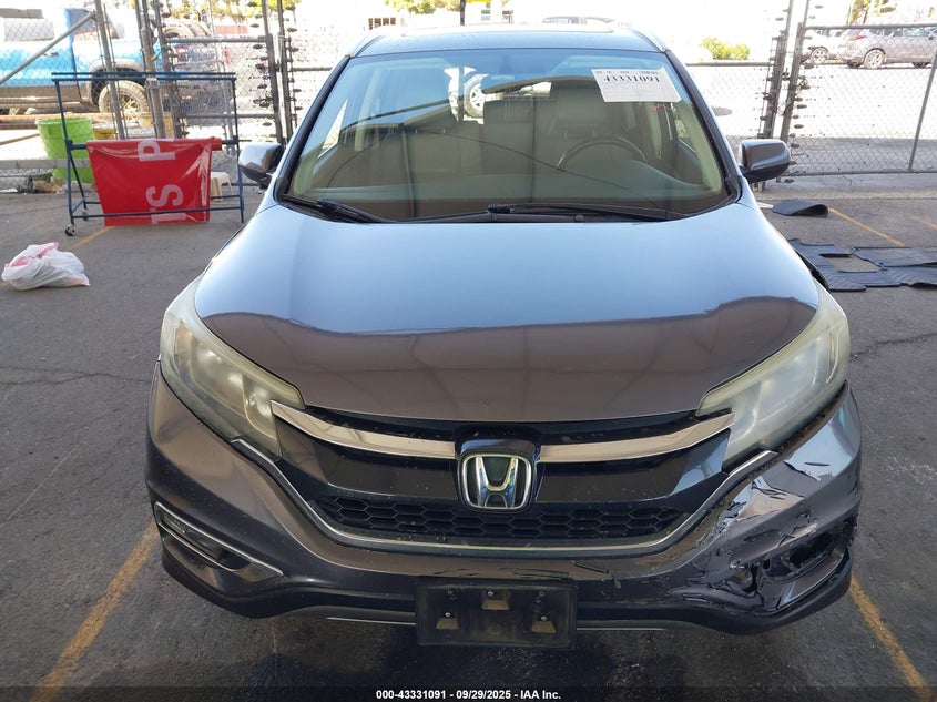 2015 Honda Cr-V Ex-L VIN: 2HKRM4H79FH611645 Lot: 43331091