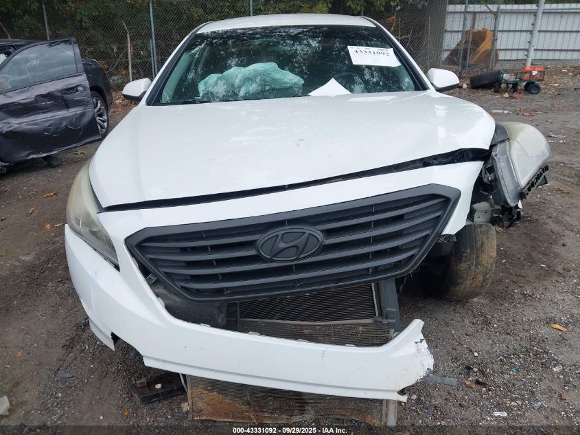 2016 Hyundai Sonata Se VIN: 5NPE24AF1GH312657 Lot: 43331092