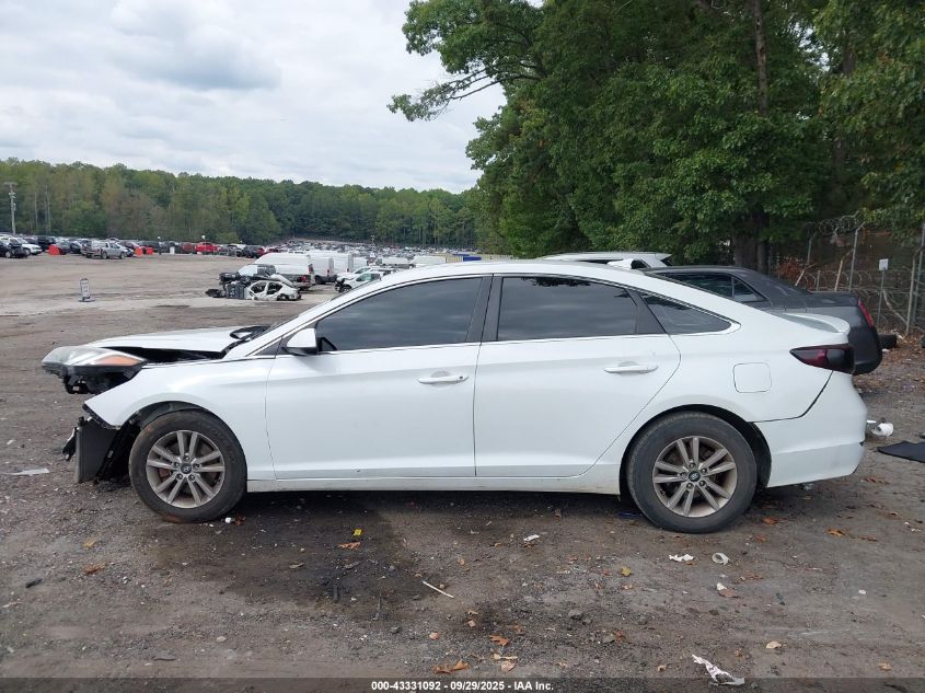 2016 Hyundai Sonata Se VIN: 5NPE24AF1GH312657 Lot: 43331092