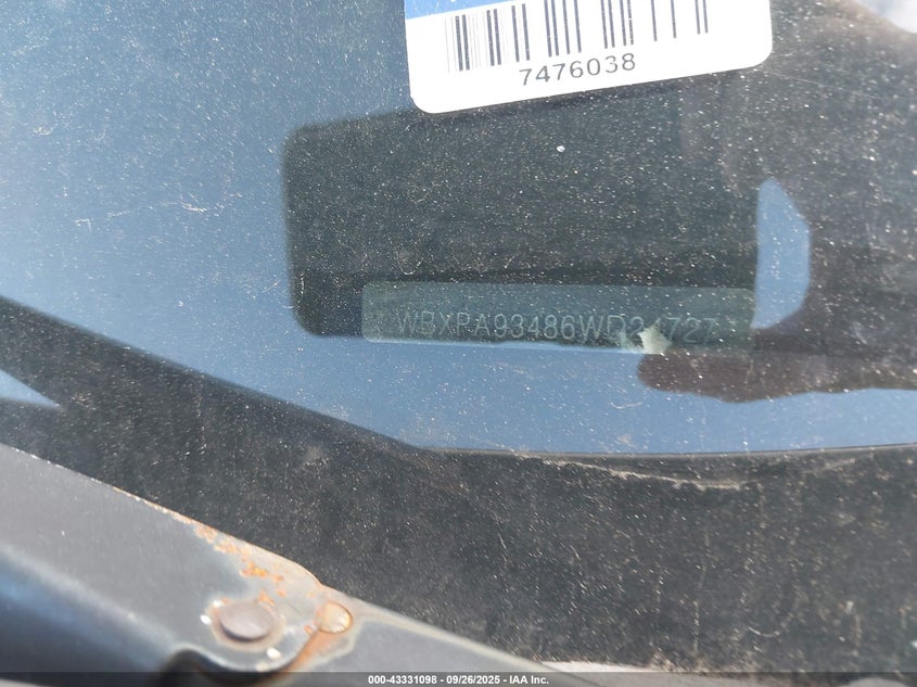 WBXPA93486WD24727 2006 BMW X3 photo no. 11