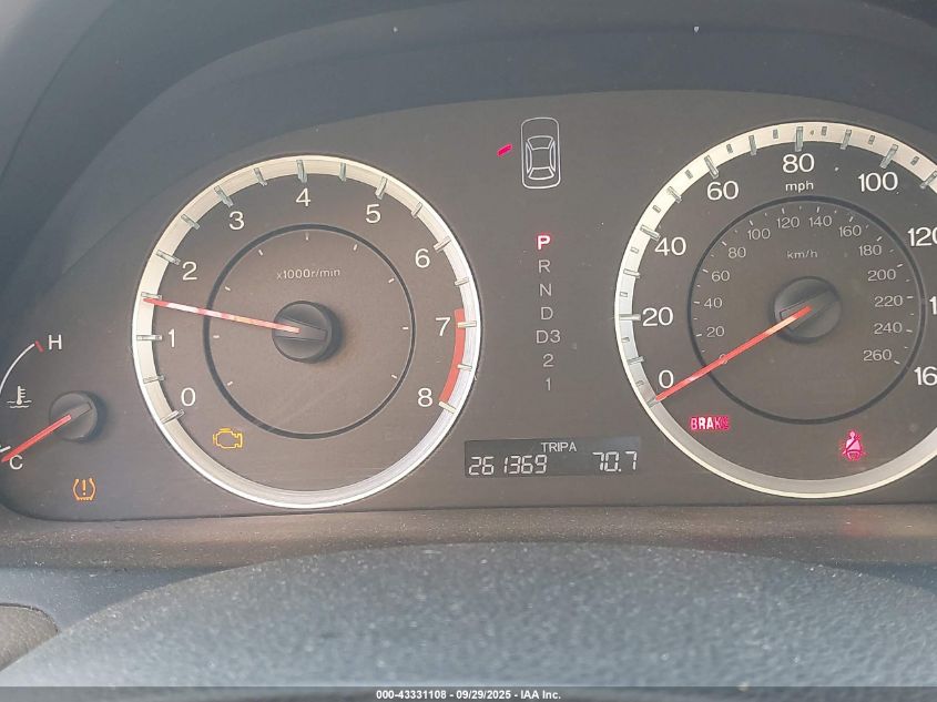 2010 Honda Accord 2.4 Lx VIN: 1HGCP2F30AA132369 Lot: 43331108