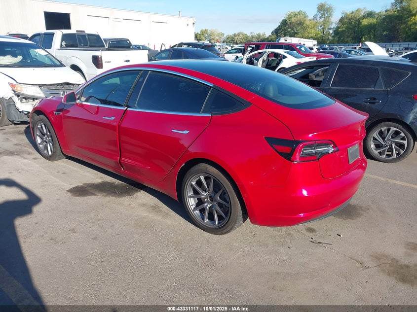 2020 TESLA MODEL 3 STANDARD RANGE PLUS REAR-WHEEL DRIVE/STANDARD RANGE REAR-WHEEL DRIVE 5YJ3E1EA8LF703583