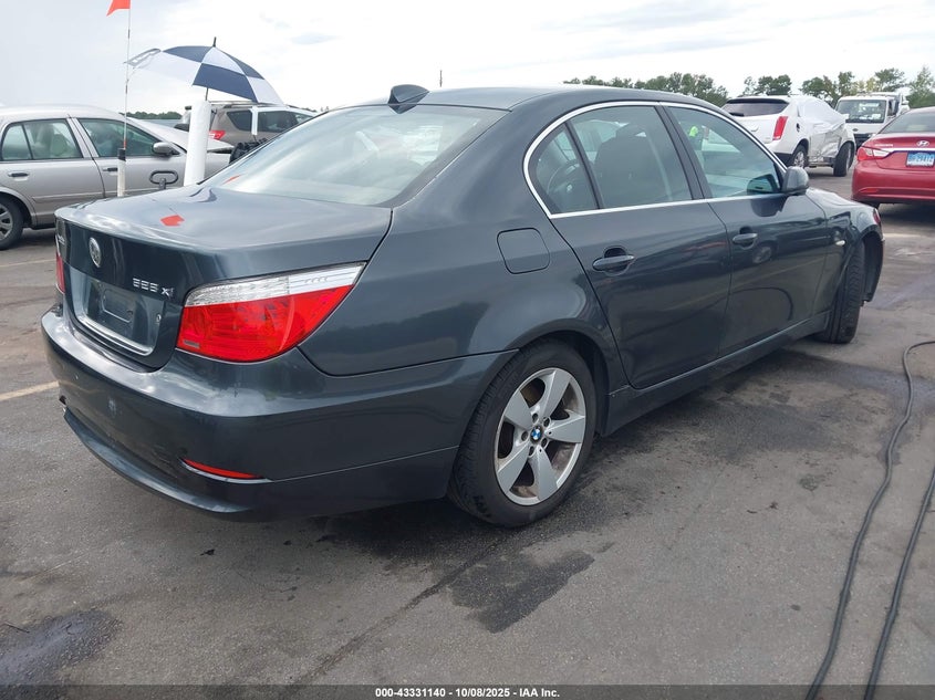 WBANV13538CZ52356 2008 BMW 5ER photo no. 4