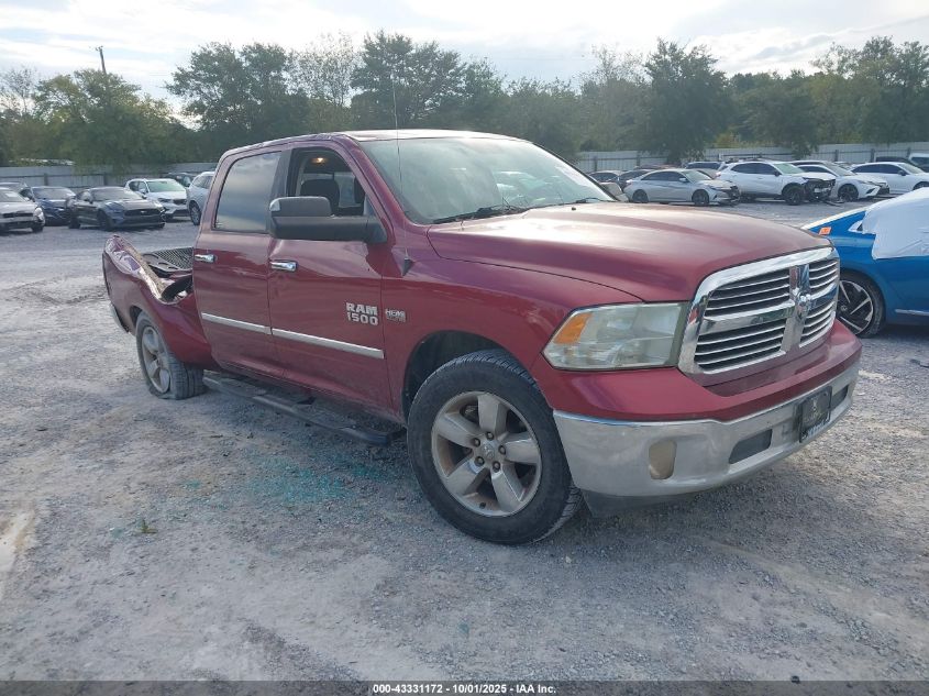 2015 Ram 1500 Big Horn VIN: 1C6RR7TT9FS617798 Lot: 43331172