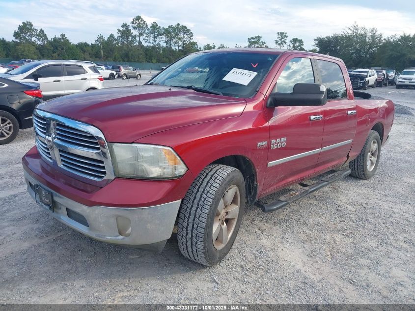 2015 Ram 1500 Big Horn VIN: 1C6RR7TT9FS617798 Lot: 43331172