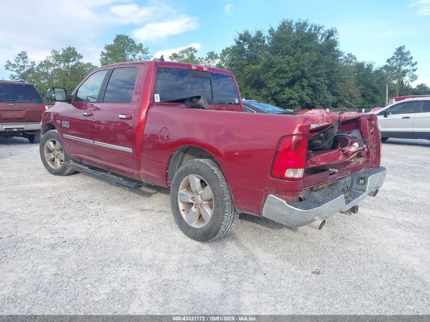 2015 Ram 1500 Big Horn VIN: 1C6RR7TT9FS617798 Lot: 43331172