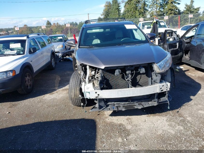 2016 Toyota Highlander Xle V6 VIN: 5TDJKRFH3GS319268 Lot: 43331180