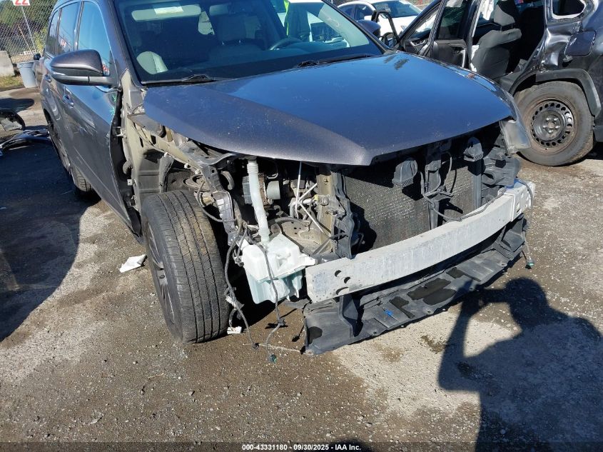 2016 Toyota Highlander Xle V6 VIN: 5TDJKRFH3GS319268 Lot: 43331180