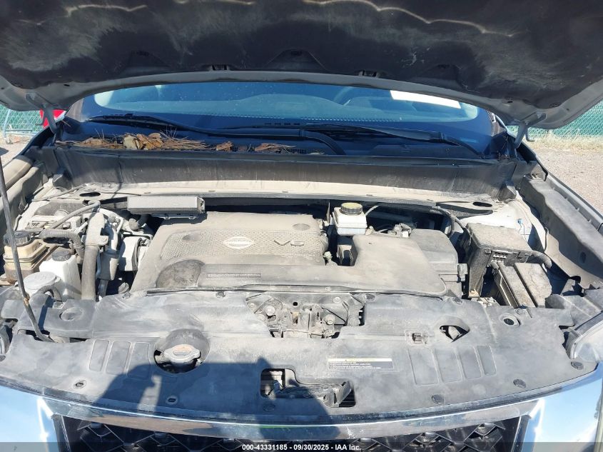 2016 Nissan Pathfinder Platinum/S/Sl/Sv VIN: 5N1AR2MMXGC618143 Lot: 43331185